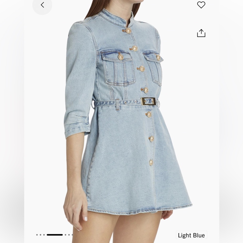 Generation LoveMackenzie Belted Denim Minidress NWT XS - Picture 4 of 16
